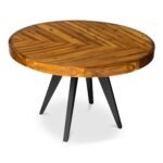 Kerq Solid Wood Round Dining Table - Image 8