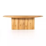 Brook Solid Wood 6-8 Seater Modern Dining Table - Image 4