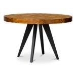 Kerq Solid Wood Round Dining Table - Image 2
