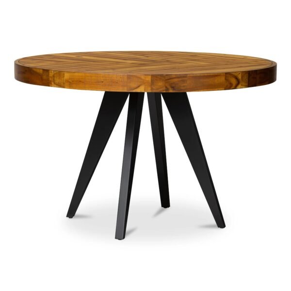 Kerq Solid Wood Round Dining Table - Image 2