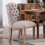 Roko Solid Wood Accent Dining Chair Set of 2 - Image 2