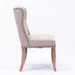 Roko Solid Wood Accent Dining Chair Set of 2 - Image 6