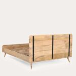 Caya Solid Wood Retro Platform Bed - Image 4
