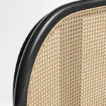 Kuro Solid Wood Rattan Platform Bed - Image 4