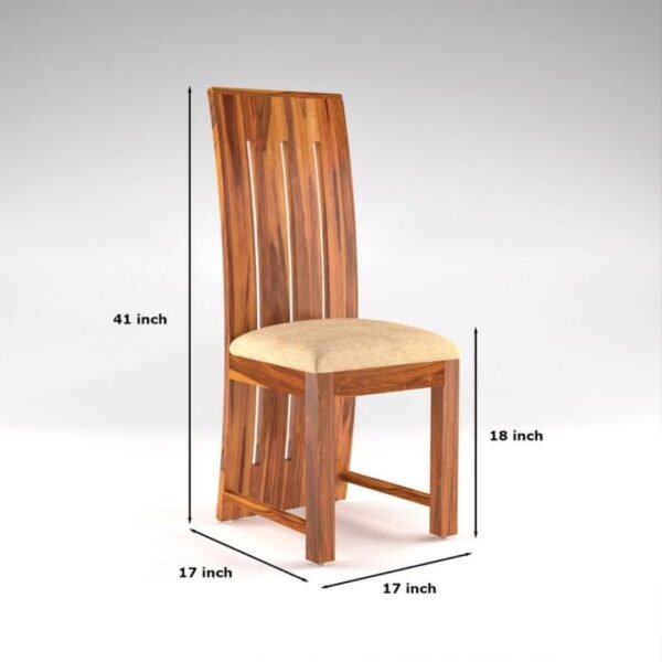 Raya Solid Wood Dining Chair - Image 5