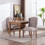 Roko Solid Wood Accent Dining Chair Set of 2