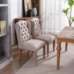 Roko Solid Wood Accent Dining Chair Set of 2 - Image 3