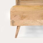 Caya Solid Wood Retro Platform Bed - Image 5
