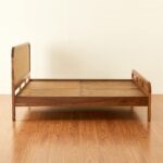 Hana Solid Wood Rattan Platform Bed - Image 4