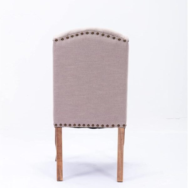 Roko Solid Wood Accent Dining Chair Set of 2 - Image 7