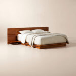 Eden Solid Wood Platform Bed With Nightstands - Image 2