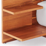 Eden Solid Wood Platform Bed With Nightstands - Image 5