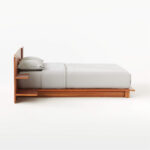 Eden Solid Wood Platform Bed With Nightstands - Image 4
