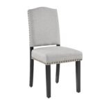 Diva Solid Wood Upholstered Dining Chair Set of 2 - Image 3