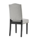 Diva Solid Wood Upholstered Dining Chair Set of 2 - Image 5