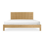 Moka Solid Wood Fluted Platform Bed - Image 8