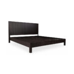 Moka Solid Wood Fluted Platform Bed - Image 3