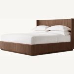 Ryan Solid Wood Fluted Platform Bed - Image 6